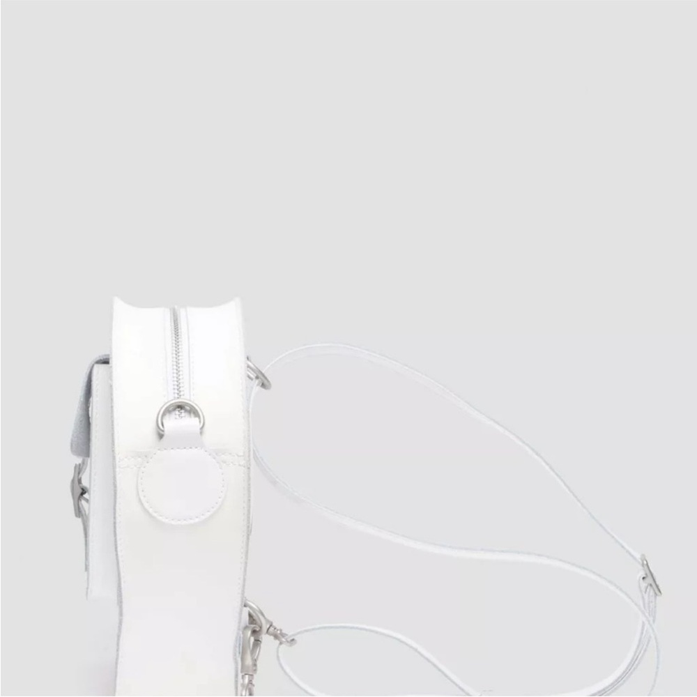 Dr. Martens White Heart Backpack Kiev Leather NWT Rare Sold Out - Picture 5 of 13